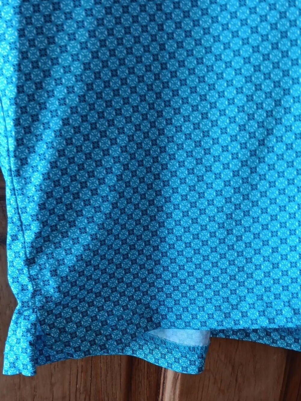 Ariat Turquoise Geo-Pattern Performance Polo - Picture 7 of 11